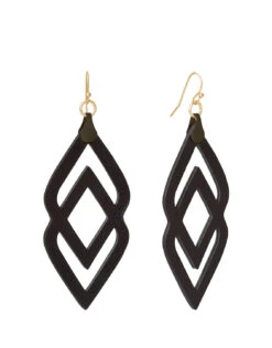 Deco Drama Leather Earrings -Spartina Store 274561