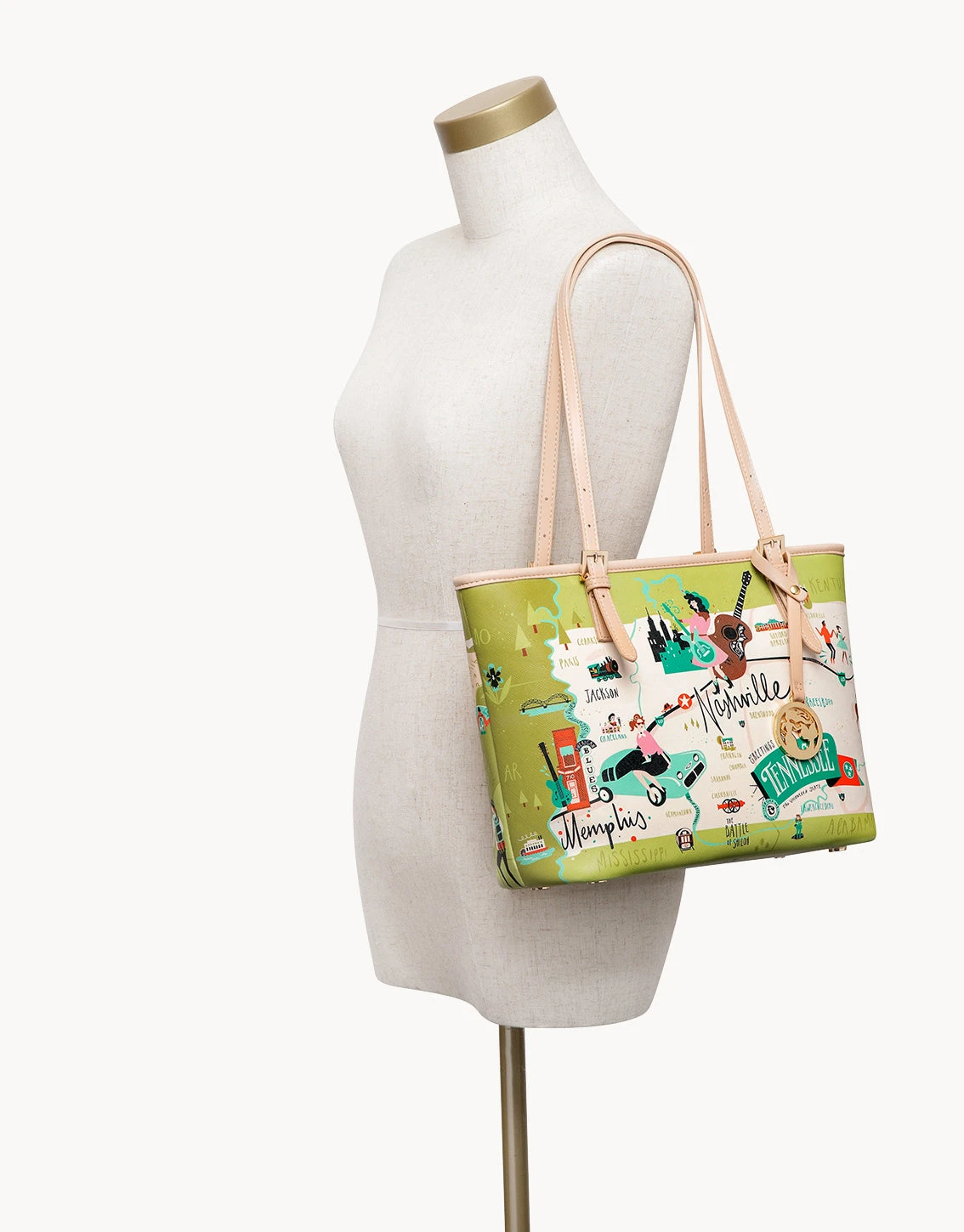 Tennessee Small Tote (w/Zipper) 2 Tennessee Small Tote (w/Zipper) - Image 2