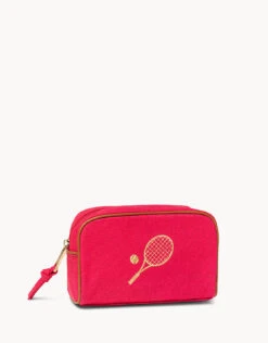Pink Travel Pouch Tennis Racket