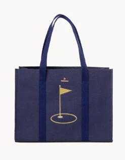 Navy Carry All Tote Flagstick On Green