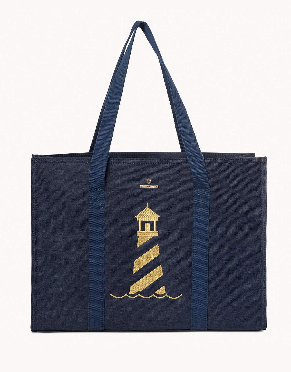 Navy Carry All Tote Lighthouse 1 Navy Carry All Tote Lighthouse