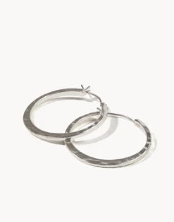Textured Hoop Earrings