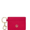 Magenta Key Chain Card Holder