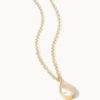 Naia Teardrop Necklace, 20''