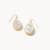 Naia Teardrop Earrings Pearlescent