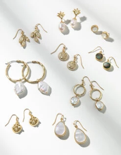 Naia Teardrop Earrings Pearlescent -Spartina Store 288858n