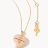 Classic Open Heart Locket Necklace