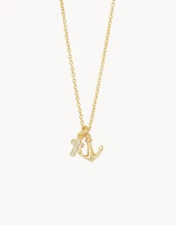 Sea La Vie Necklace It Is Well/Cross Anchor 8 Sea La Vie Necklace It Is Well/Cross Anchor -Spartina Store 291285b