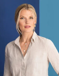 Sea La Vie Survivor Coin Pearl Necklace -Spartina Store 291315m