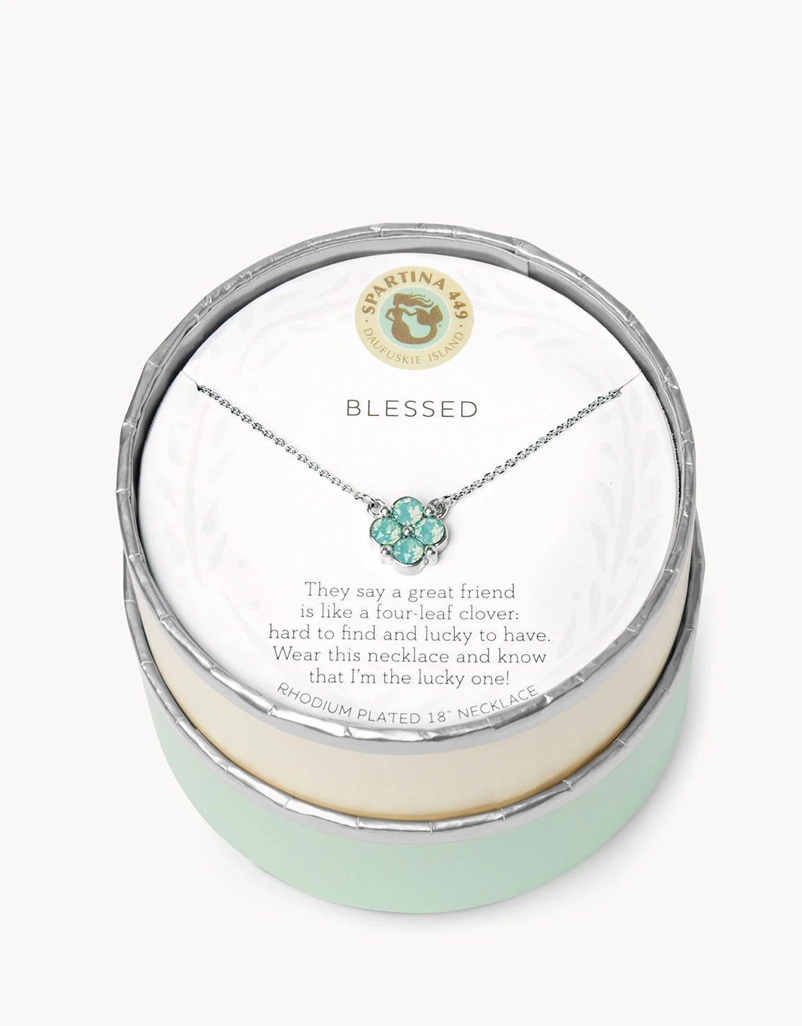 Sea La Vie Necklace Blessed Clover 1 Sea La Vie Necklace Blessed Clover