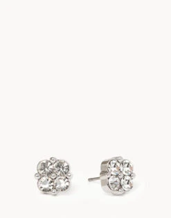 Sea La Vie Stud Earrings Blessed/Crystal Clover -Spartina Store 291469b