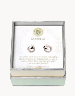 Sea La Vie Hoop Earrings Grateful/Ring 7 Sea La Vie Hoop Earrings Grateful/Ring -Spartina Store 291490