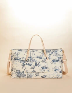 Voyager Duffle Daise Seascape -Spartina Store 291629b