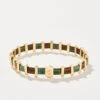 Tila Stretch Bracelet Green/Brown