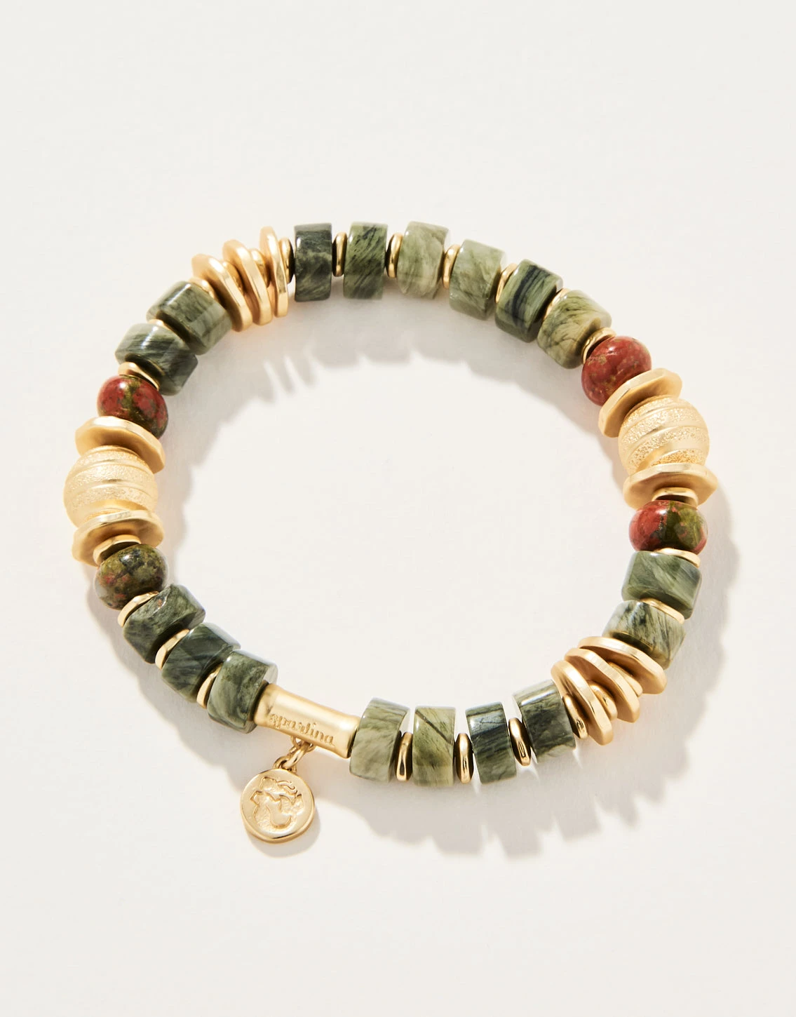 Stone Stretch Bracelet 8mm Unakite/Jasper 1 Stone Stretch Bracelet 8mm Unakite/Jasper