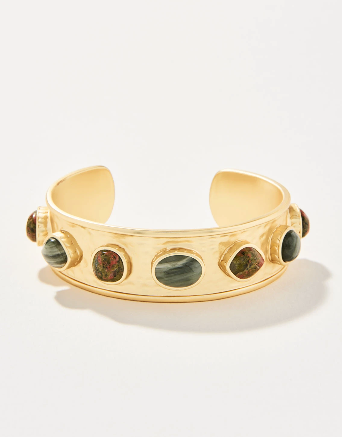 Naia Statement Cuff Unakite/Jasper 1 Naia Statement Cuff Unakite/Jasper
