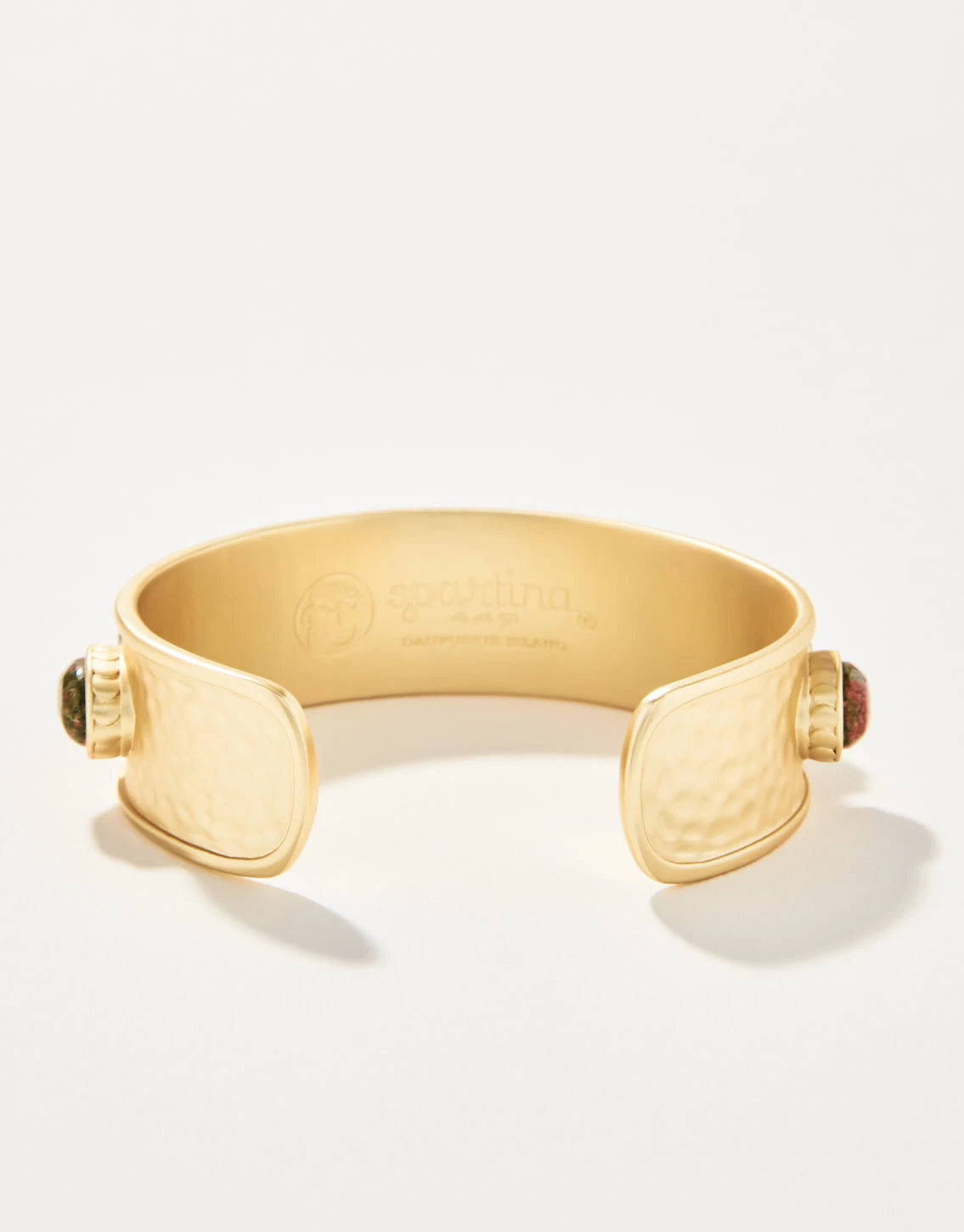 Naia Statement Cuff Unakite/Jasper 2 Naia Statement Cuff Unakite/Jasper - Image 2