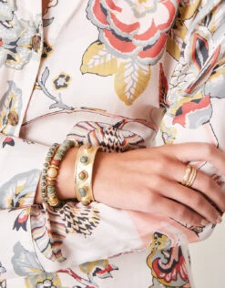 Naia Statement Cuff Unakite/Jasper 6 Naia Statement Cuff Unakite/Jasper -Spartina Store 365749m