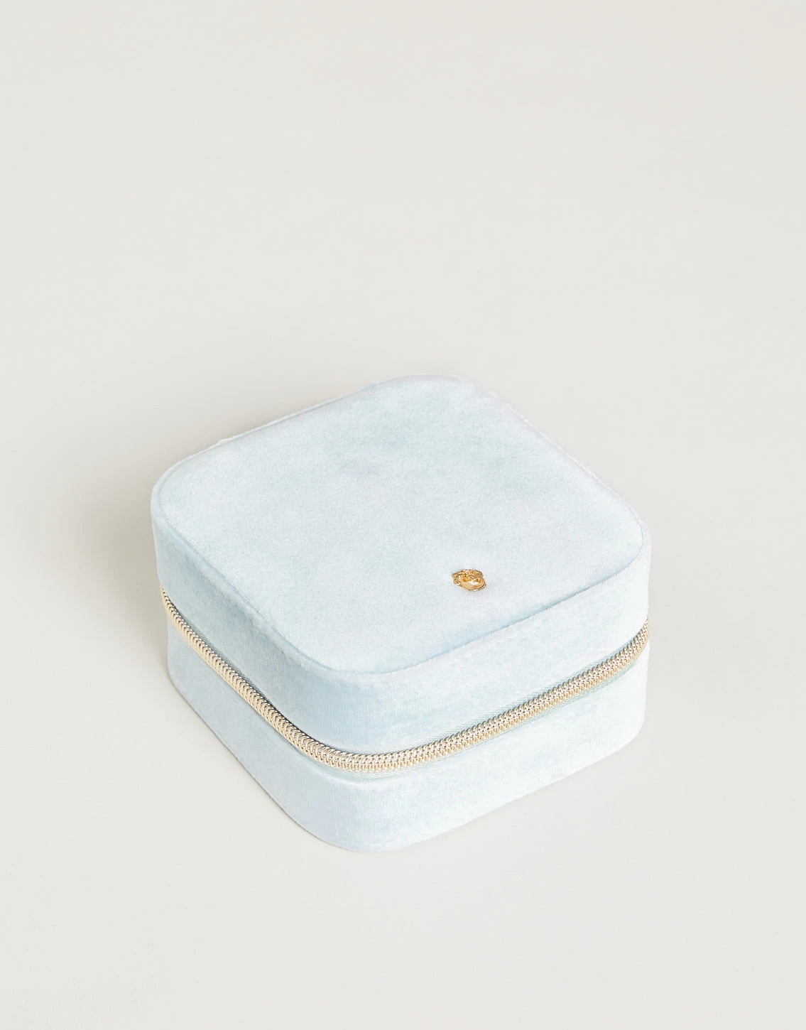 Velvet Jewelry Travel Case Sea Foam 1 Velvet Jewelry Travel Case Sea Foam