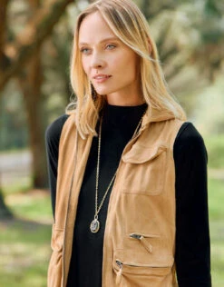 Linden Necklace Carved Hematite 6 Linden Necklace Carved Hematite -Spartina Store 365961o