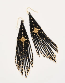 Bitty Bead Earrings Starry Night