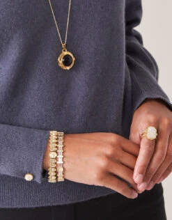 Sparkle Tila Stretch Bracelet Crystal -Spartina Store 366203c