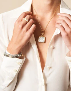 Sparkle Stretch Bracelet Set Silver 5 Sparkle Stretch Bracelet Set Silver -Spartina Store 366388b