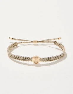 Friendship Bracelet Metallic Gold/Pineapple