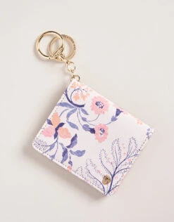 Bellinger Floral Branch Card Keychain