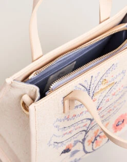 Bellinger Floral Branch Dune Satchel -Spartina Store 366654c