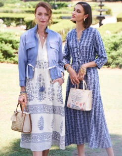 Bellinger Floral Branch Dune Satchel -Spartina Store 366654n