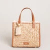 Ginger Straw Dune Satchel Crossbody