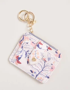 Bellinger Floral Branch Wallet Keychain