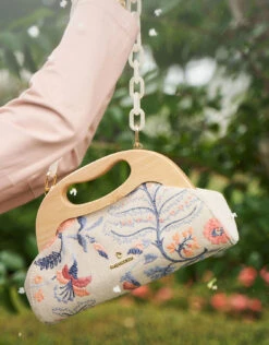 Bellinger Floral Branch Miranda Clutch 10 Bellinger Floral Branch Miranda Clutch -Spartina Store 366807n