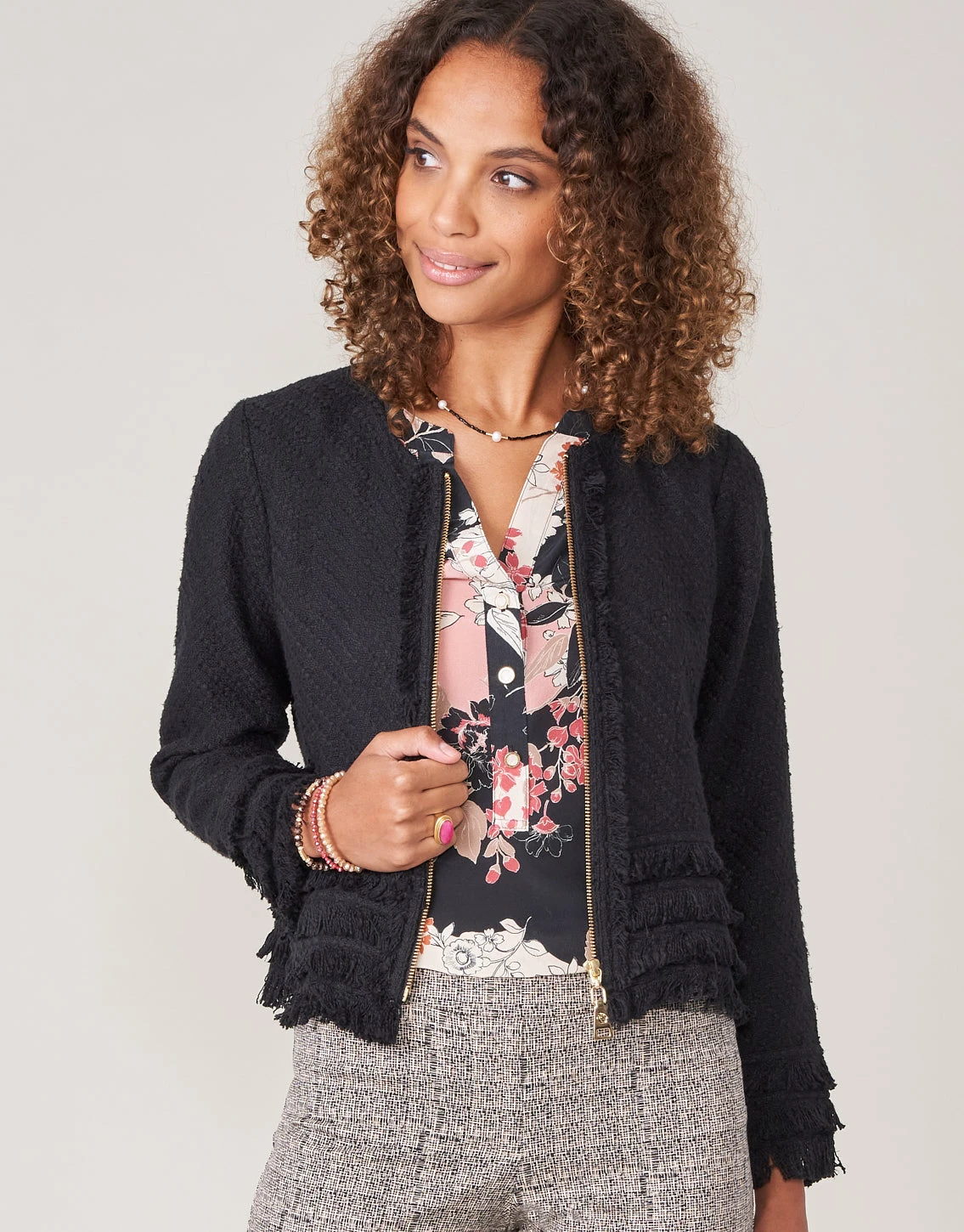 Harper Tweed Jacket Black 6 Harper Tweed Jacket Black - Image 6