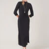 Naomi Mockneck Dress Black