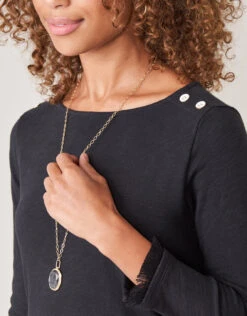 Mila Fringe Dress Black -Spartina Store 368023c