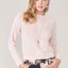 Shelby Cashmere Pullover Peach Blush