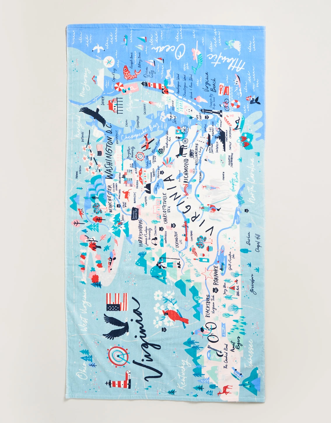 Virginia Beach Towel 1 Virginia Beach Towel