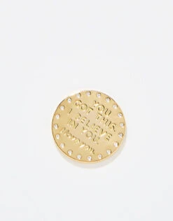 Classic Locket Note Gem I Believe In You