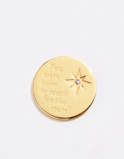 Classic Locket Note Gem Reach For The Stars