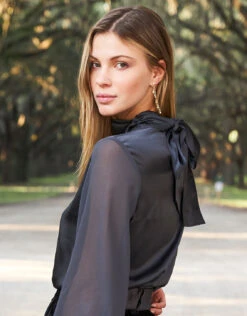 Swinging Chain Earrings Crystal -Spartina Store 370439c