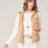 Greta Suede Vest Chamois