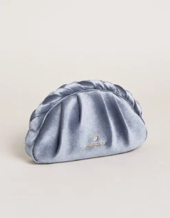 Braided Clutch Slate