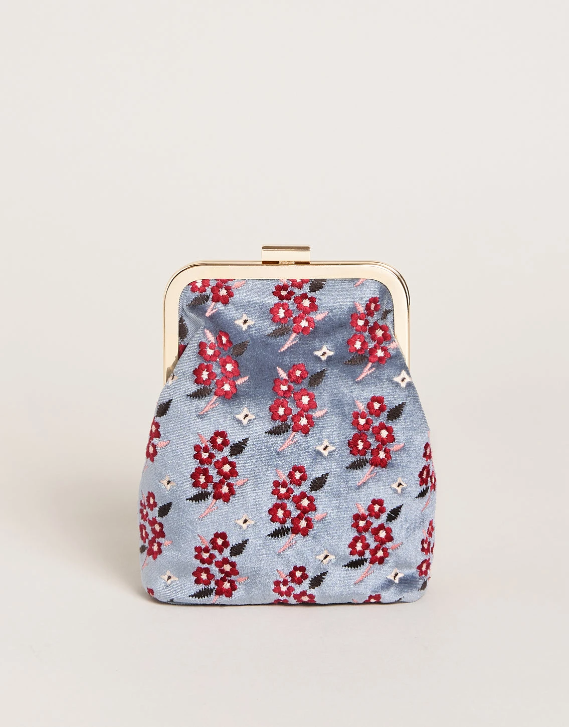 Evening Bag White Hall Blossom Sprig Slate 2 Evening Bag White Hall Blossom Sprig Slate - Image 2