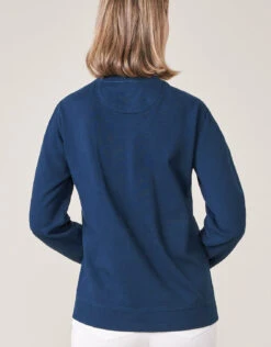 Atlanta Pullover Slate Blue -Spartina Store 371290b