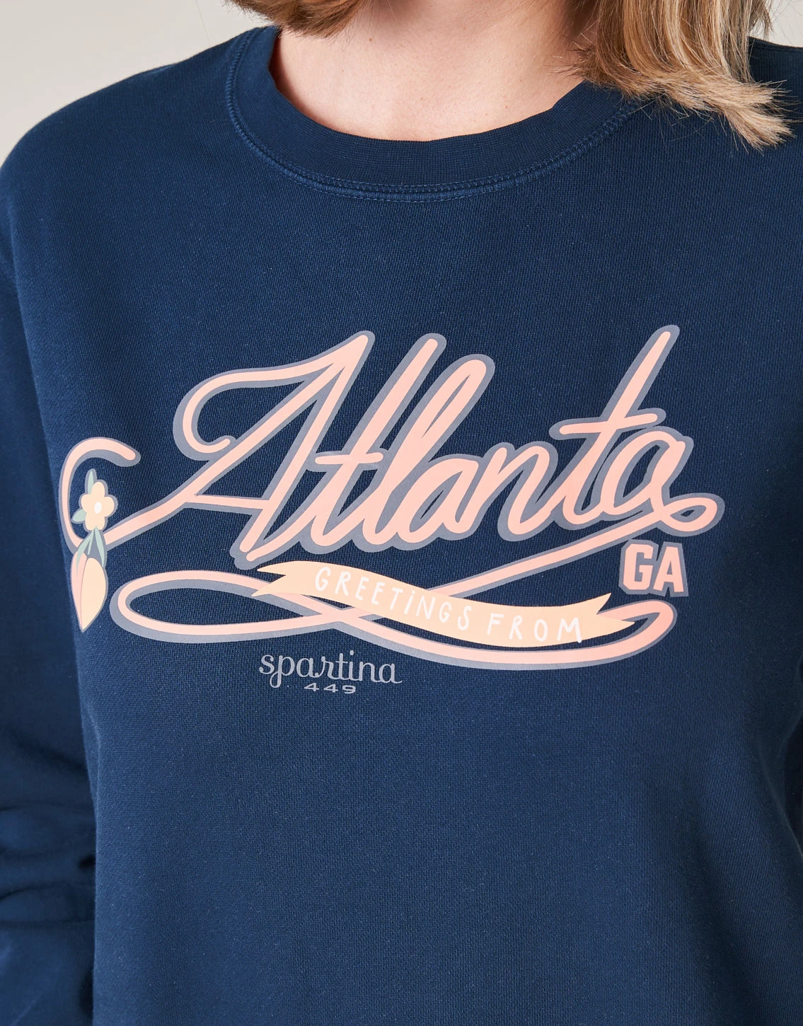 Atlanta Pullover Slate Blue