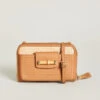 Rattan Multi-Phone Crossbody Caramel