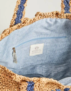 Crochet Tote Blue Wildflower -Spartina Store 371665c