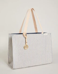 Fleur De Vigne Striped Market Tote